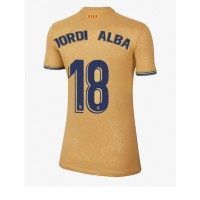 Barcelona Jordi Alba #18 Fotballklær Bortedrakt Dame 2022-23 Kortermet